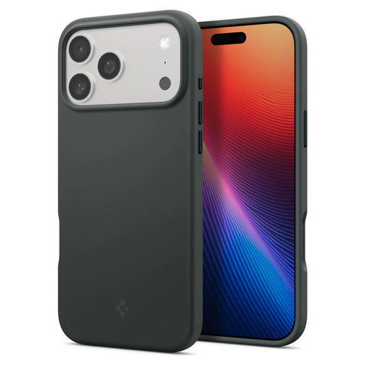 Spigen Silicone Fit MAG MagSafe tok iPhone 17 Pro készülékhez zöld -  iPhone 17 Pro tok a Domshop kínálatából