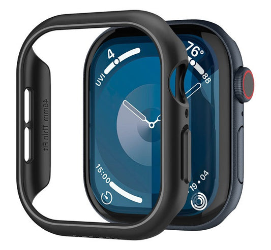 Spigen Thin Fit Apple Watch 11 / Watch 10 46mm tok, Black, fekete -  Apple Watch Tokok a Domshop kínálatából
