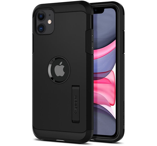 Spigen Tough Armor Apple iPhone 11 tok, Black, fekete -  iPhone 11 tok a Domshop kínálatából