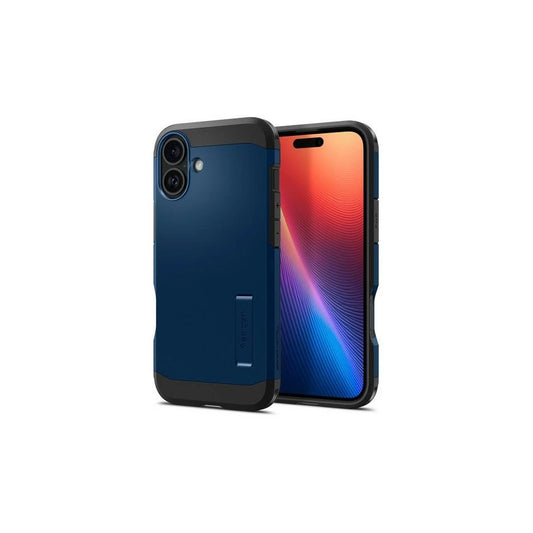 Spigen Tough Armor MAG iPhone 16 6.1" készülékhez tok MagSafe ACS08217 tengerészkék -  iPhone 16 tok a Domshop kínálatából
