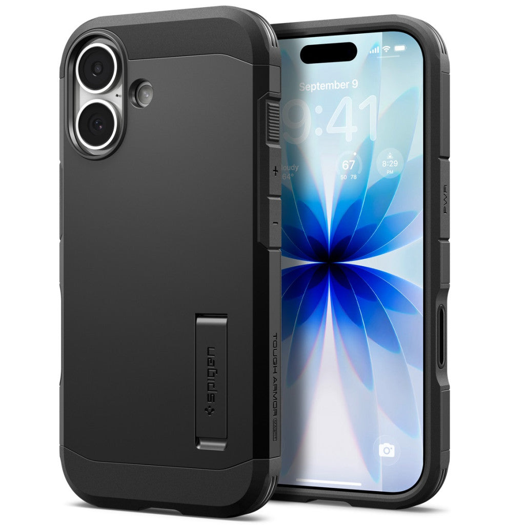 Spigen Tough Armor T MagFit Apple iPhone 17 tok, MagSafe, fekete -  iPhone 17 Pro tok a Domshop kínálatából