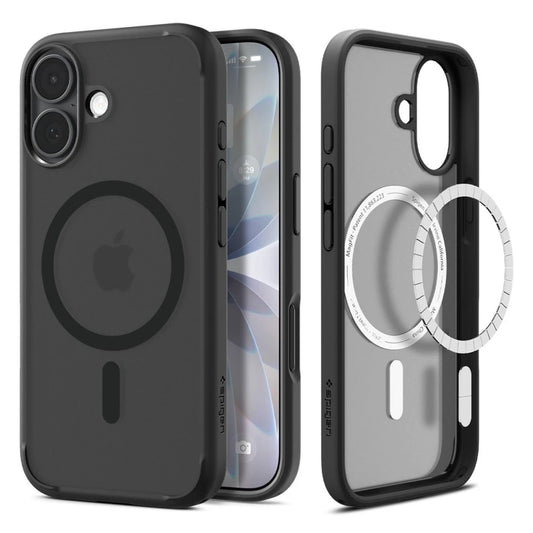 Spigen ULTRA HYBRID MAG MAGSAFE iPhone 17 készülékhez tok Frost fekete -  iPhone 17 tok a Domshop kínálatából