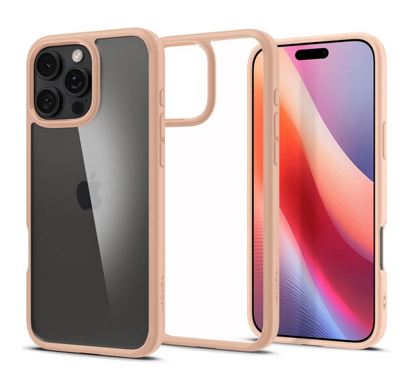 Spigen Ultra Hybrid Apple iPhone 16 Pro Max tok, Rose Titanium, rózsaszín -  iPhone 16 Pro Max tok a Domshop kínálatából