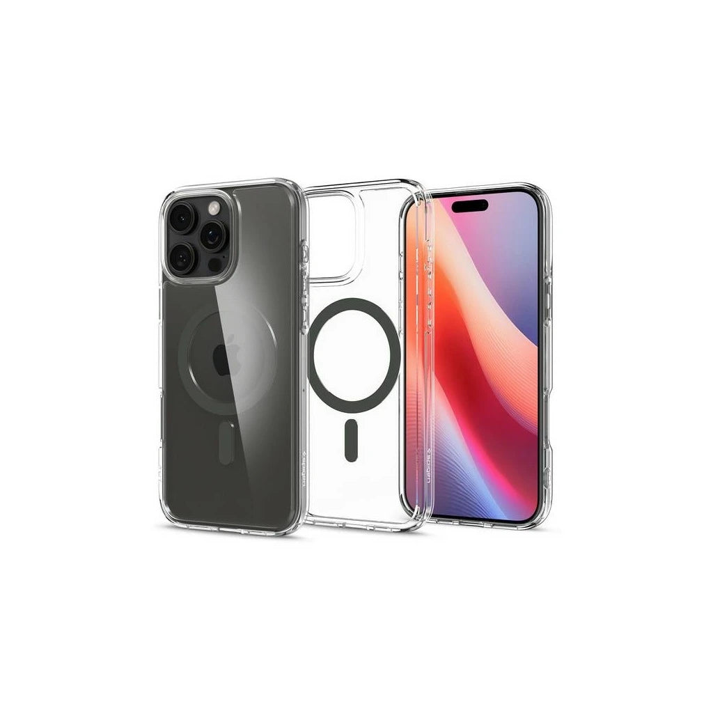 Spigen Ultra Hybrid MAG iPhone 16 Pro Max készülékhez 6.9" MagSafe grafit tok ACS07999 -  iPhone 17 Air tok a Domshop kínálatából