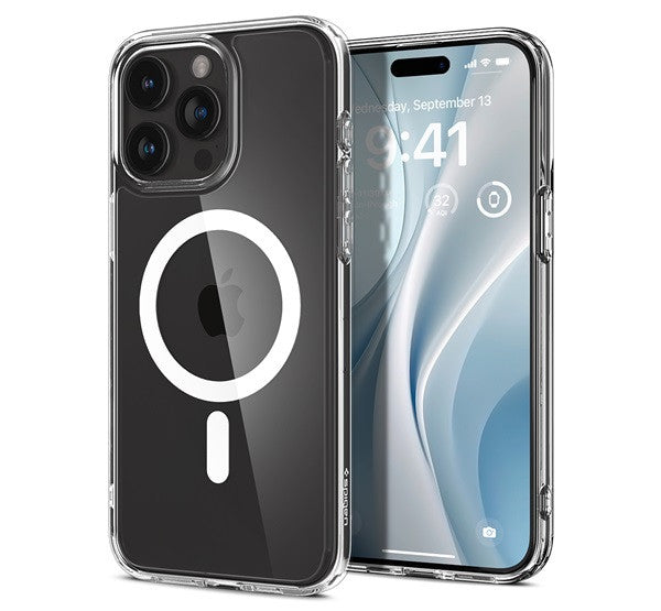 Spigen Ultra Hybrid MagFit Apple iPhone 15 Pro Max tok, MagSafe, fehér -  iPhone 15 Pro Max tok a Domshop kínálatából