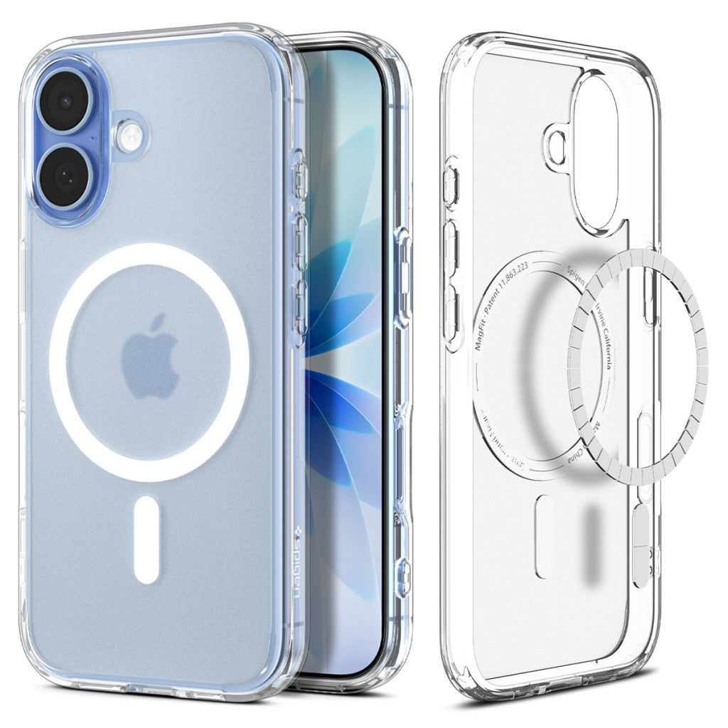 Spigen Ultra Hybrid MagFit Apple iPhone 17 tok, MagSafe, Frost White, átlátszó-fehér -  iPhone 17 tok a Domshop kínálatából