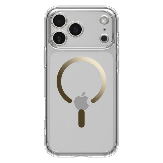 Spigen Ultra Hybrid MagSafe védőtok Apple iPhone 17 Pro készülékhez, clear gold -  iPhone 17 Pro tok a Domshop kínálatából