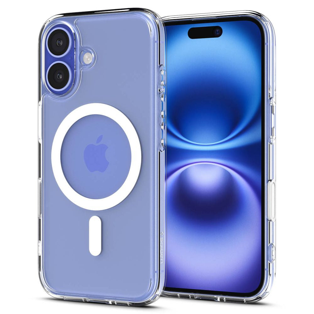 Spigen Ultra Hybrid T MagFit Apple iPhone 16 tok, MagSafe, White, fehér -  iPhone 16 Pro tok a Domshop kínálatából