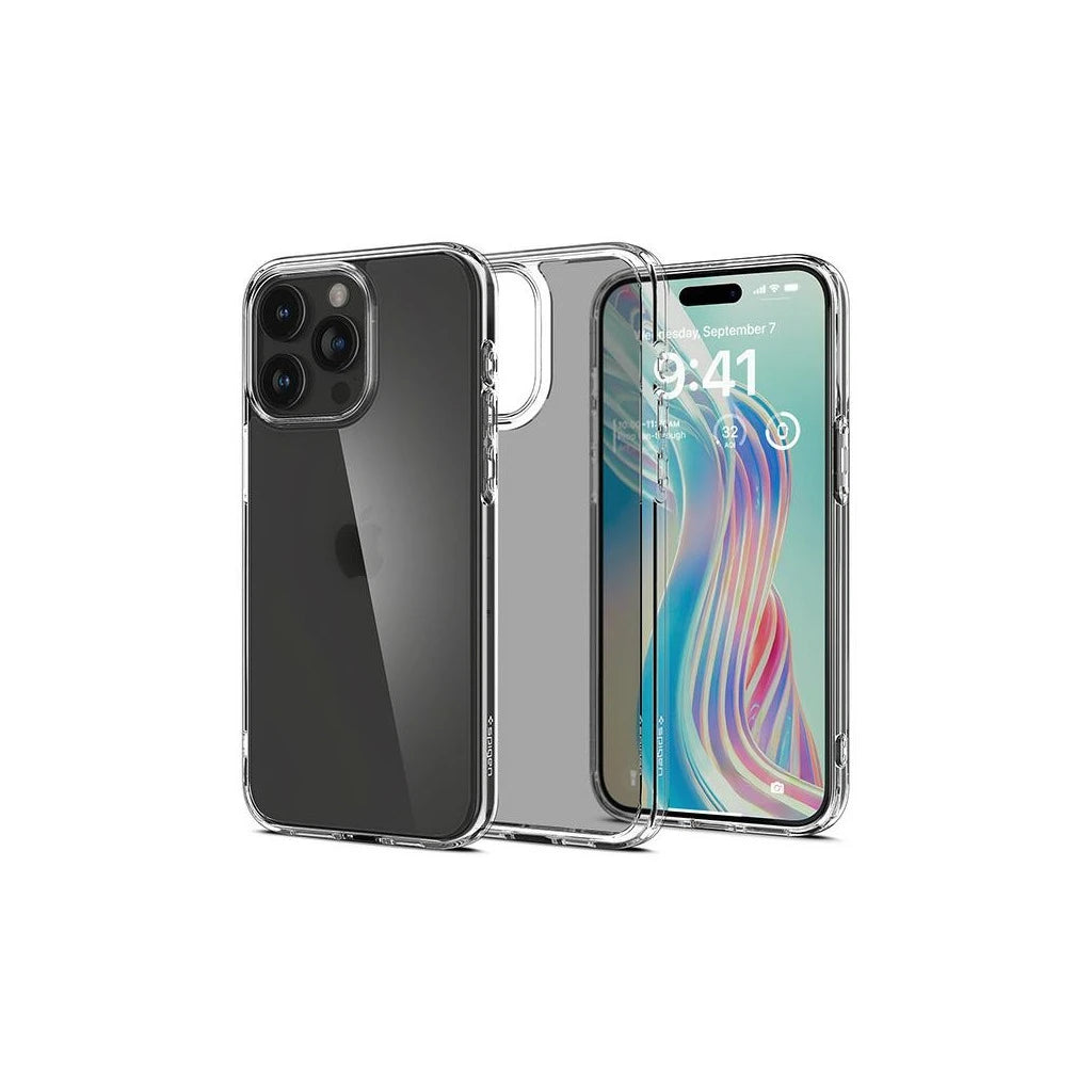Spigen Ultra Hybrid iPhone 15 Pro Max készülékhez tok 6,7″ fagyos áttetsző ACS06567 -  iPhone 15 Pro Max tok a Domshop kínálatából