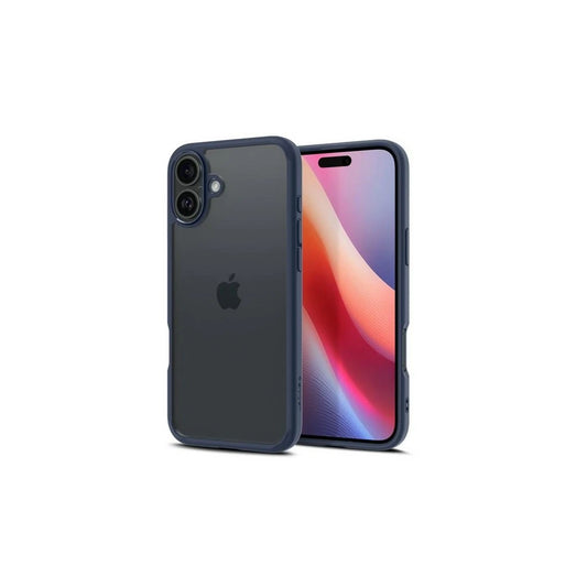 Spigen Ultra Hybrid iPhone 16 6.1" tok készülékhez ACS08202 tengerészkék -  iPhone 16 tok a Domshop kínálatából