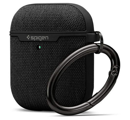 Spigen Urban Fit Apple Airpods (1 / 2) tok, Fabric fekete -  AirPods Pro tok a Domshop kínálatából