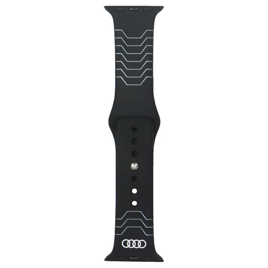 Strap Audi Geometric Pattern szilikon óraszíj Apple Watch 40/41/42mm készülékhez fekete -  Apple Watch Szilikon Szíjak a Domshop kínálatából