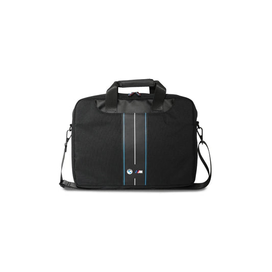 Táska BMW BMCB15COMPVSKL 16" Nylon Blue Stripe fekete -  15-16" laptop táskák a Domshop kínálatából