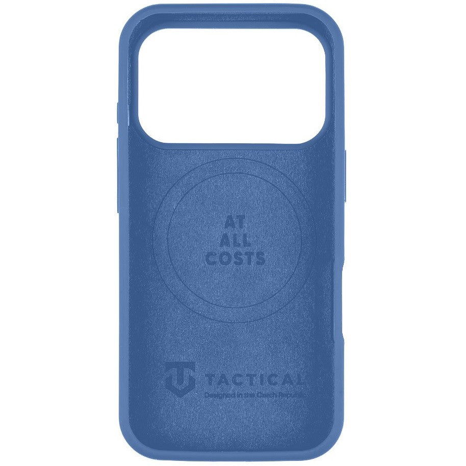 Apple iPhone 17 Pro, Szilikon tok, mikrofiber plüss belső, Magsafe kompatibilis, Tactical MagForce Velvet Smoothie, kék