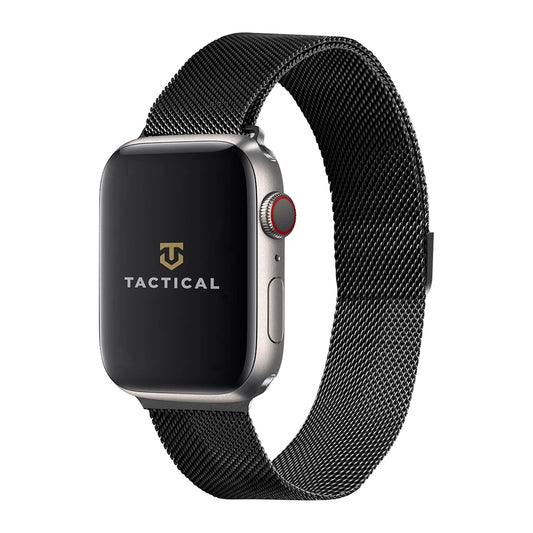 Tactical 351 Loop mágneses rozsdamentes acél szíj Apple Watch 1/2/3/4/5/6/7/8/9/10/SE készülékhez 42/44/45/46mm fekete -  Apple Watch Fém Szíjak a Domshop kínálatából