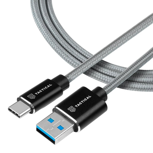 Tactical Fast Rope Kevlar kábel USB-A/USB-C 0.3m szürke -  USB-C kábel a Domshop kínálatából