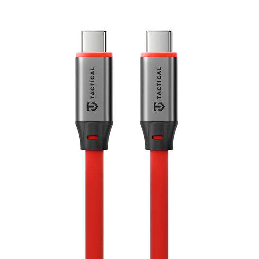 Tactical Fat Man 2.0 kábel USB-C/USB-C 1m piros -  USB-C kábel a Domshop kínálatából