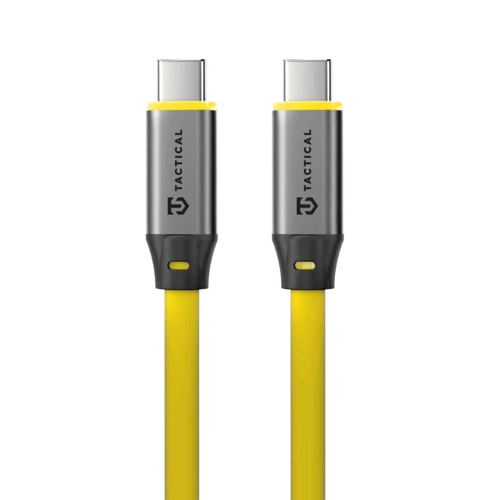 Tactical Fat Man 2.0 kábel USB-C/USB-C 1m sárga -  USB-C kábel a Domshop kínálatából