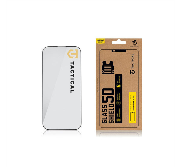 Tactical Glass Shield 5D Apple iPhone 16 Pro / 17 kijelzővédő üvegfólia, fekete -  iPhone 16 Pro fólia a Domshop kínálatából