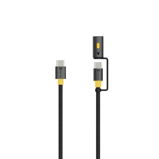 Tactical Stinger kábel USB-C/USB-C 1,5m fekete -  USB-C kábel a Domshop kínálatából