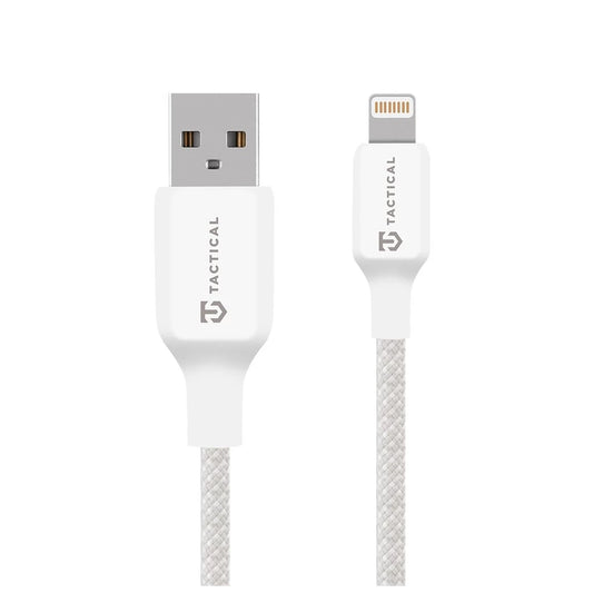 Tactical Stitch Thread kábel USB-A/Lightning 0.3m fehér -  Lightning kábel a Domshop kínálatából