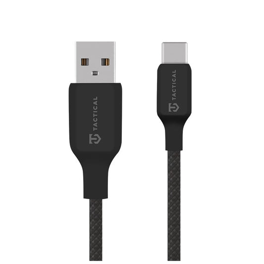 Tactical Stitch Thread kábel USB-A/USB-C 0.3m fekete -  USB-C kábel a Domshop kínálatából