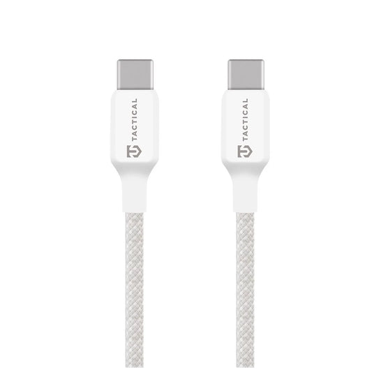 Tactical Stitch Thread kábel USB-C/USB-C 0.3m fehér -  USB-C kábel a Domshop kínálatából
