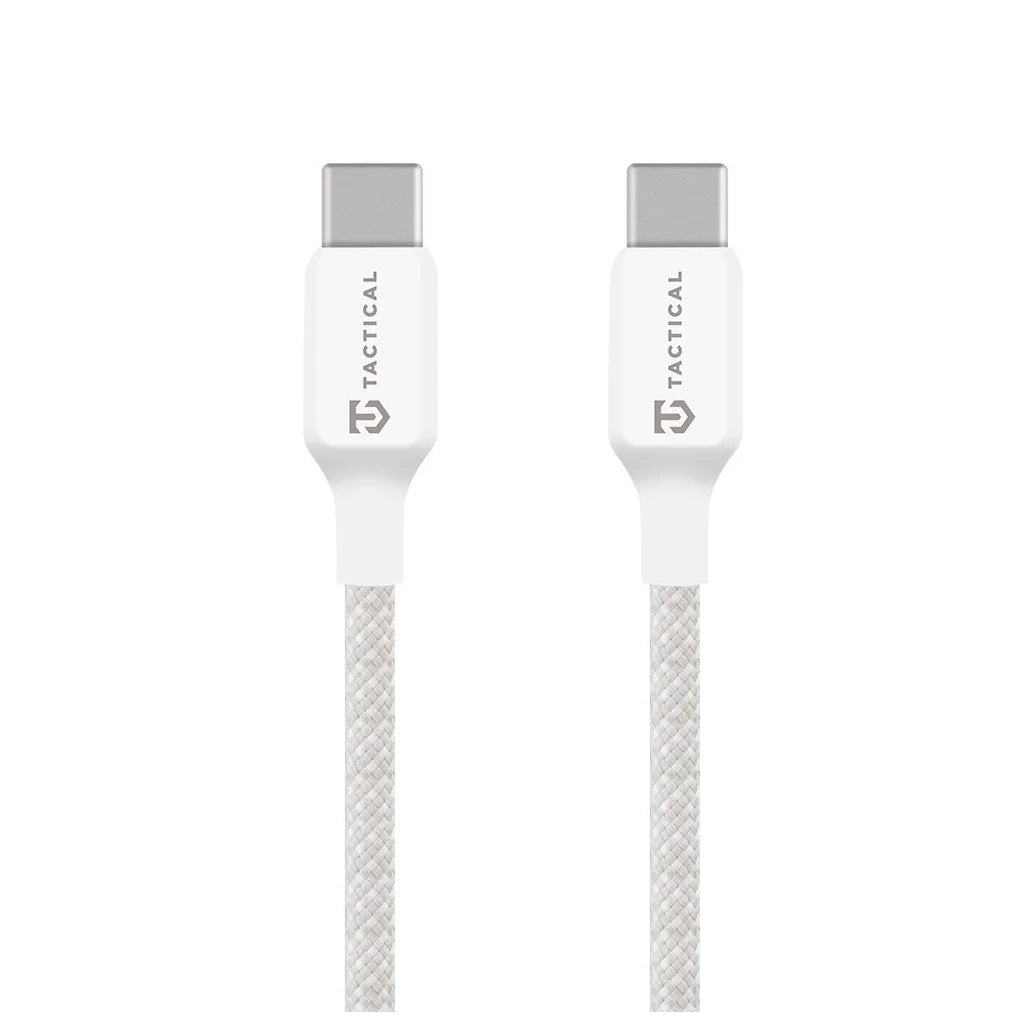 Tactical Stitch Thread kábel USB-C/USB-C 1m fehér -  USB-C kábel a Domshop kínálatából