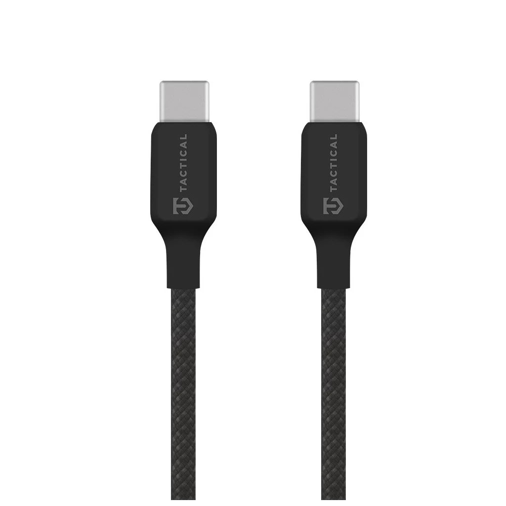 Tactical Stitch Thread kábel USB-C/USB-C 1m fekete -  USB-C kábel a Domshop kínálatából