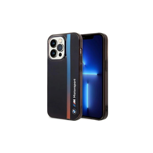 Tok BMW BMHCP14L22HVGV iPhone 14 Pro 6.1 készülékhez IML Tricolor Stripe fekete -  iPhone 14 Pro tok a Domshop kínálatából