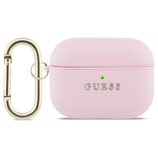 Tok Guess domborított Classic Logo Hook AirPods Pro 3 készülékhez rózsaszín -  AirPods Pro 3 tok a Domshop kínálatából