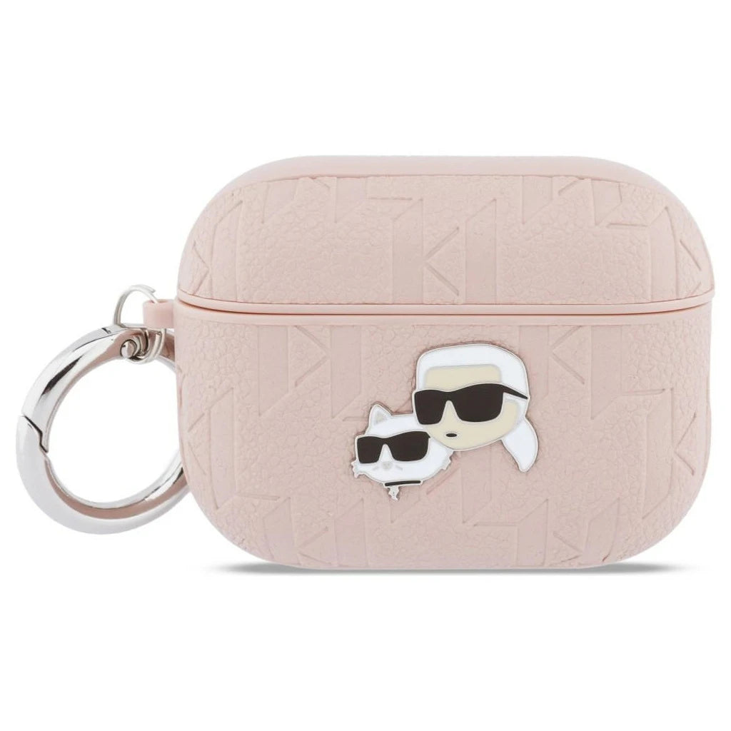 Tok Karl Lagerfeld Monogram Karl & Choupette Head AirPods Pro 3 készülékhez rózsaszín -  AirPods Pro 3 tok a Domshop kínálatából