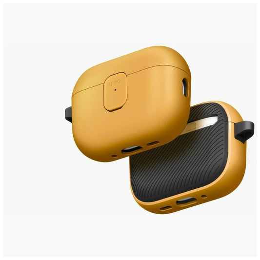 Tok UNIQ Clyde AirPods Pro 3 gen készülékhez sárga-szürke -  AirPods Pro 3 tok a Domshop kínálatából