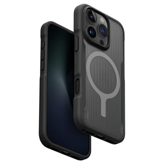 Tok UNIQ Combat Active iPhone 16 Pro Max készülékhez Magclick Charging fekete -  iPhone 16 Pro Max tok a Domshop kínálatából