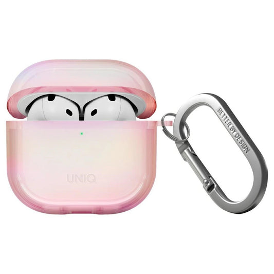 Tok UNIQ Iridescia AirPods 4 készülékhez Hang Case rózsaszín prism -  AirPods 4 tok a Domshop kínálatából