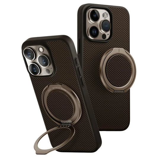 Tok UNIQ Keva Air for iPhone 16 Pro készülékhez Magclick Charging GripFit barna -  iPhone 16 Pro tok a Domshop kínálatából