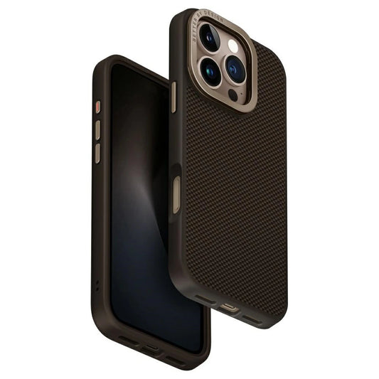Tok UNIQ Keva Max iPhone 16 Pro készülékhez Magclick Charging Camera Stand barna -  iPhone 16 Pro tok a Domshop kínálatából