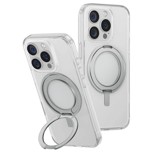 Tok UNIQ Swivix iPhone 16 Pro készülékhez 360 fokban forgatható állvánnyal átlátszó -  iPhone 16 Pro tok a Domshop kínálatából