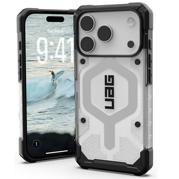UAG Pathfinder Apple iPhone 17 Pro Max Clear MagSafe tok, Ice/Silver -  iPhone 17 Pro Max tok a Domshop kínálatából