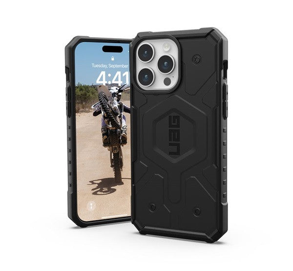 UAG Pathfinder MagSafe Apple iPhone 15 Pro Max hátlap tok, fekete -  iPhone 15 Pro Max tok a Domshop kínálatából