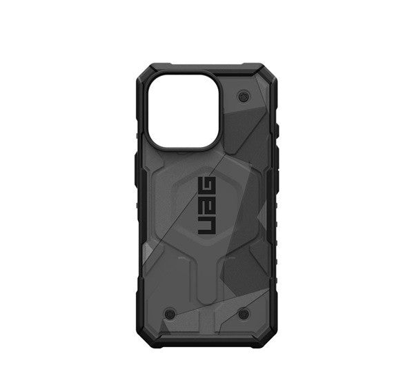 UAG Pathfinder SE Apple iPhone 16 Pro MagSafe kompatbilis tok, geo camo (szürke) -  iPhone 16 Pro tok a Domshop kínálatából