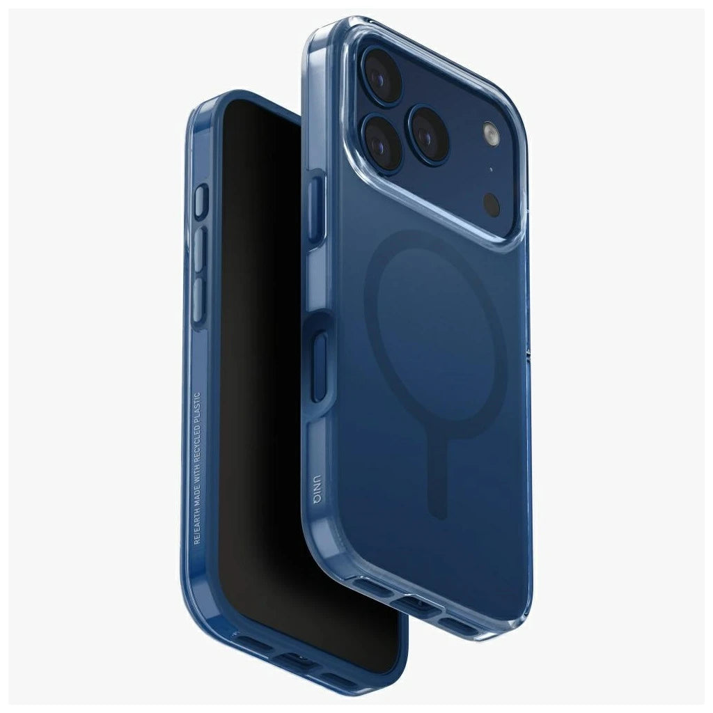 UNIQ Clario MagClick Charging tok Apple Iphone 17 Pro készülékhez - blue -  iPhone 17 Pro tok a Domshop kínálatából