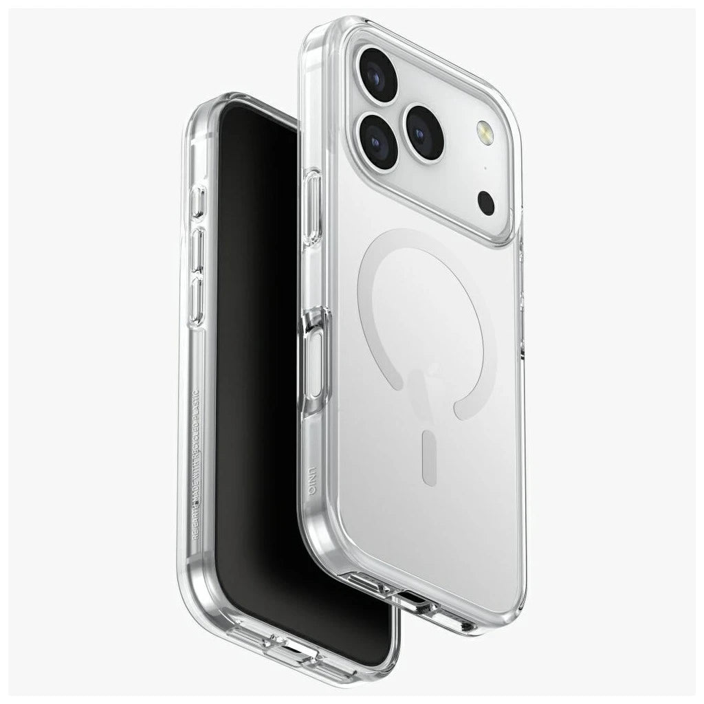 UNIQ Clario MagClick Charging tok Apple Iphone 17 Pro készülékhez - transparent -  iPhone 17 Pro tok a Domshop kínálatából