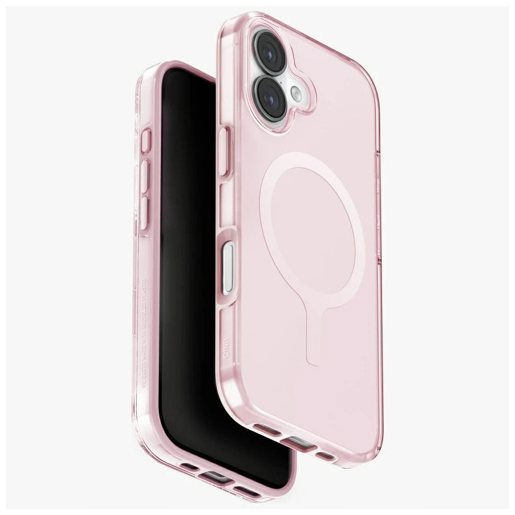 UNIQ Clario MagClick Charging tok Apple Iphone 17 készülékhez - pink -  iPhone 17 tok a Domshop kínálatából