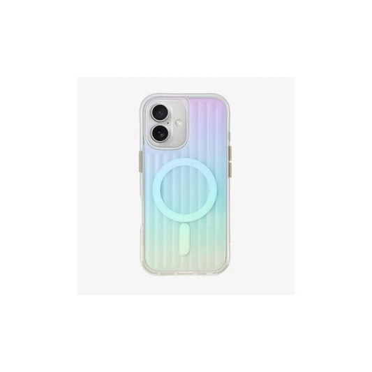 UNIQ Coehl Linear iPhone 16 készülékhez tok 6.1" mágneses töltés opál/irizáló -  iPhone 16 tok a Domshop kínálatából