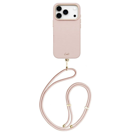 UNIQ Coehl Mirelle Magnetic Charging crossbody tok Apple Iphone 17 Pro készülékhez - pink -  iPhone 17 Pro tok a Domshop kínálatából