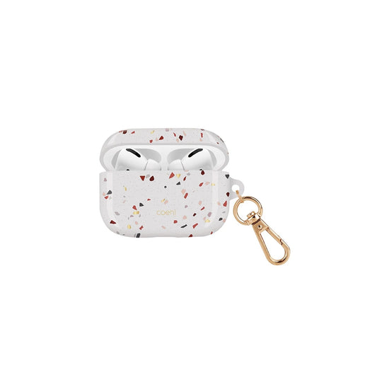 UNIQ Coehl Terrazzo tok AirPods Pro készülékhez természetes fehér -  AirPods Pro tok a Domshop kínálatából