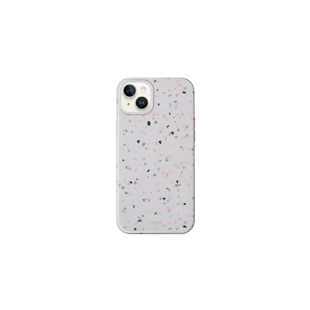 UNIQ Coehl Terrazzo tok iPhone 14 / 15 / 13 6,1 készülékhez homokkő -  iPhone 13/14/15 tok a Domshop kínálatából