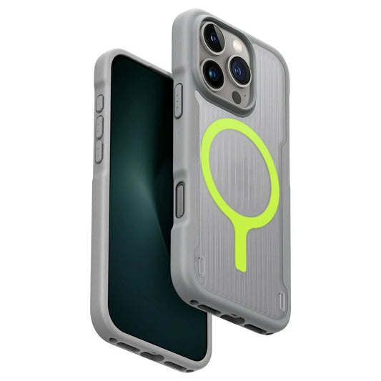 UNIQ Combat Active iPhone 16 Pro készülékhez tok Magclick Charging szürke -  iPhone 16 Pro tok a Domshop kínálatából