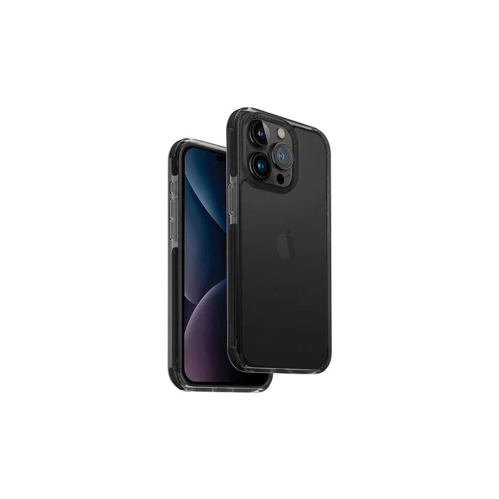 UNIQ Combat iPhone 15 Pro Max 6.7" készülékhez tok szénfekete -  iPhone 15 Pro Max tok a Domshop kínálatából